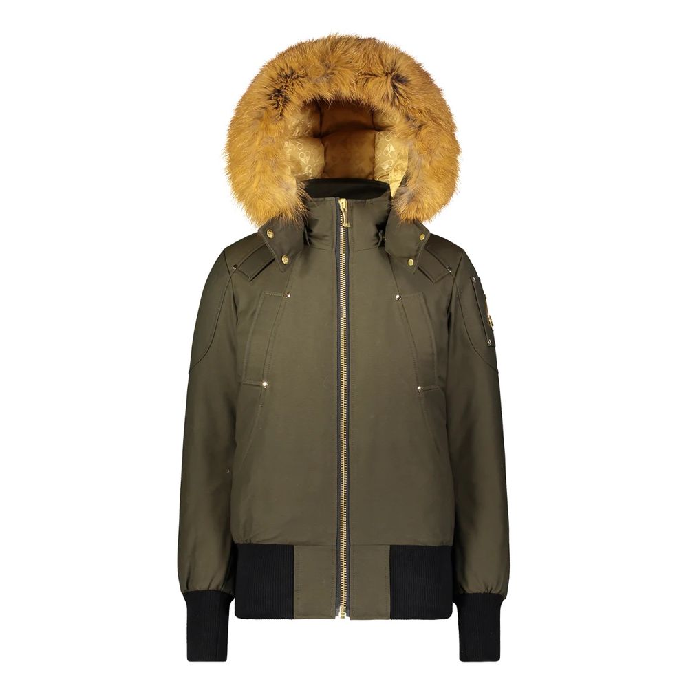 Moose Knuckles Exquisite Army Gold Debbie Bomberjacke