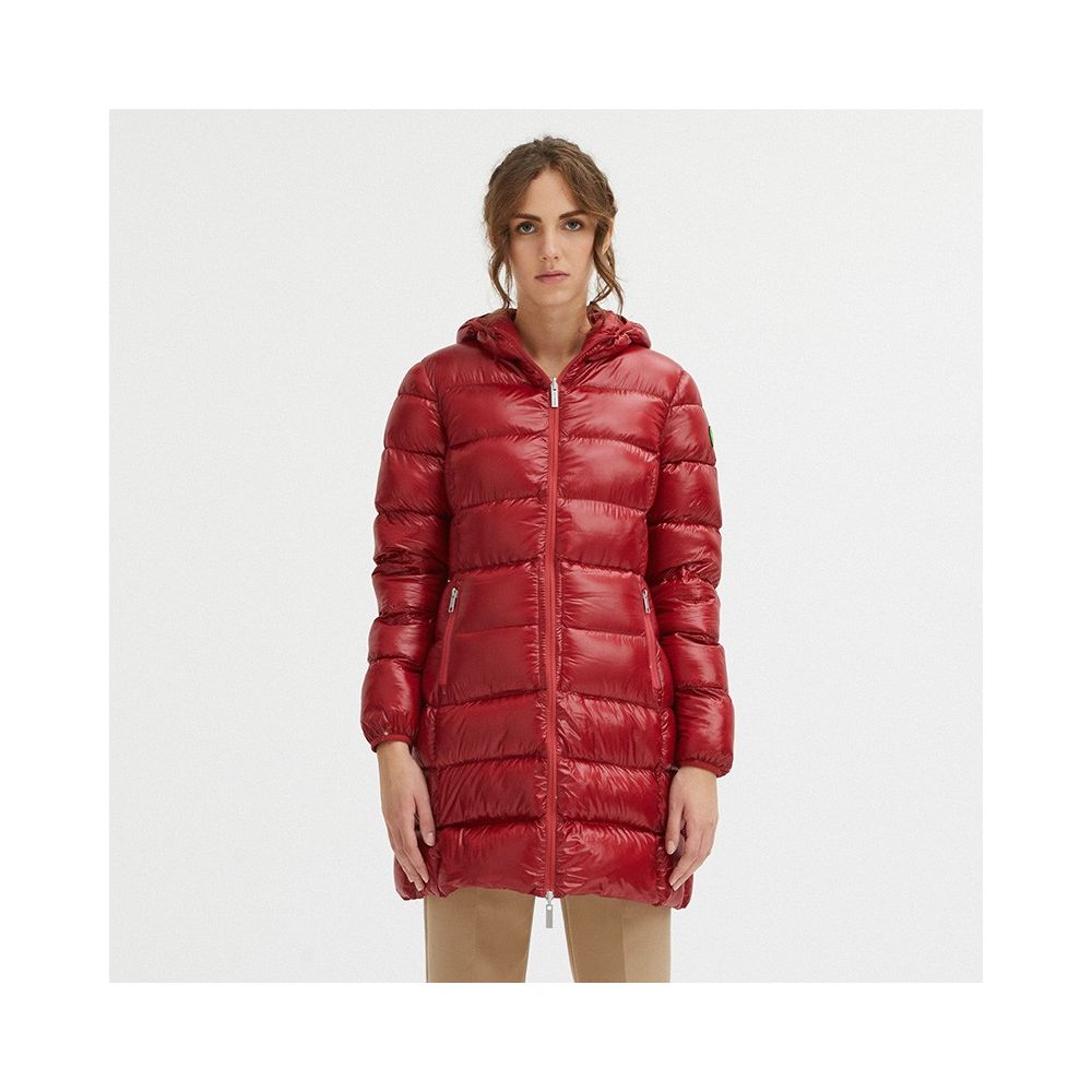 Centogrammi Reversible Goose Down Long Jacket in Pink