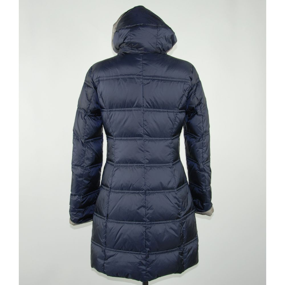 Emilio Romanelli Schicke Daunenjacke aus blauem Polyester