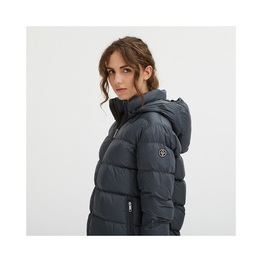 Centogrammi Gray Nylon Women Jacket