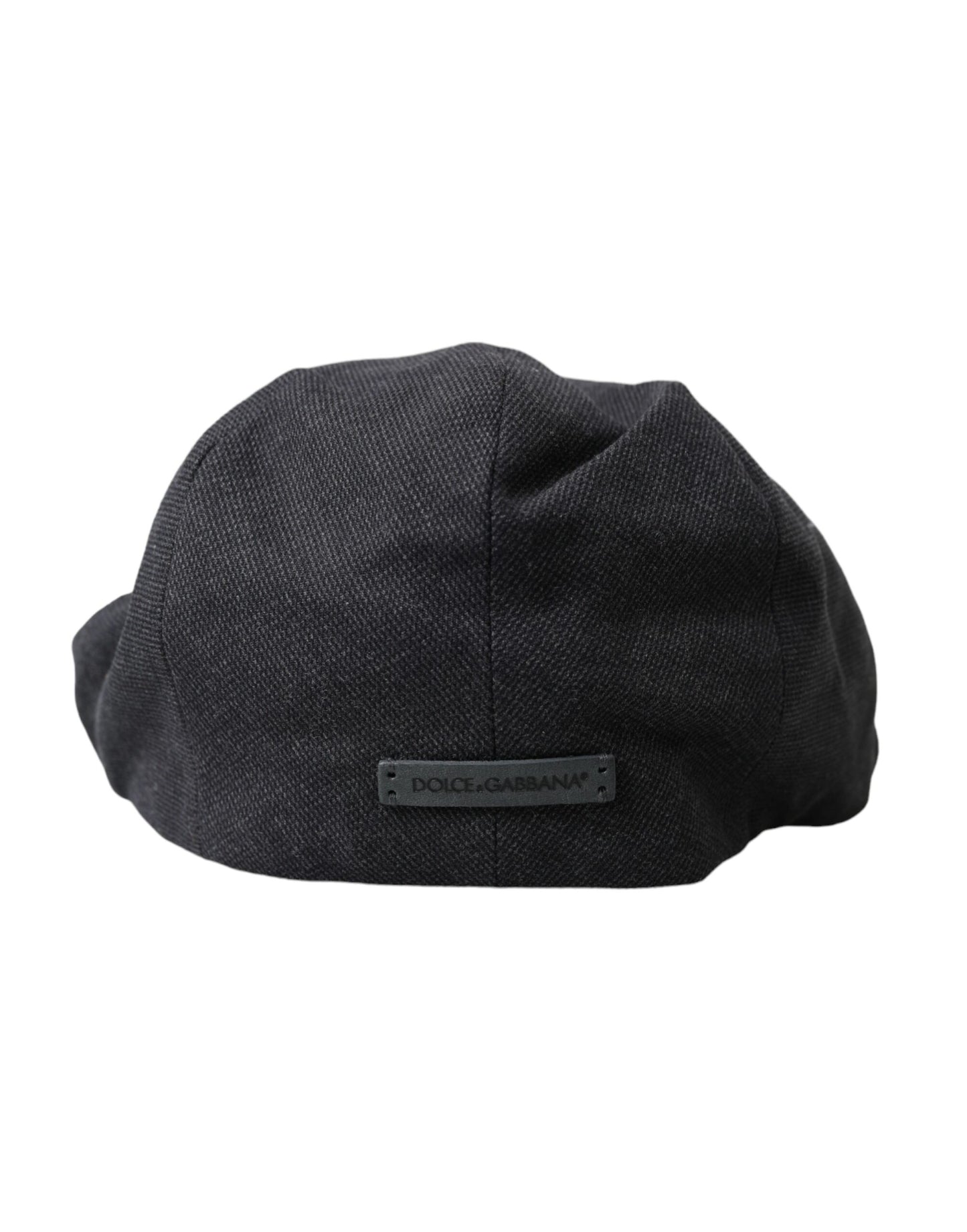 Dolce & Gabbana Gray Cotton Cloth Newsboy Hat Men