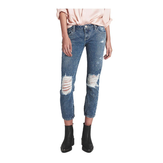 One Teaspoon – Jeans und Hose aus blauer Baumwolle