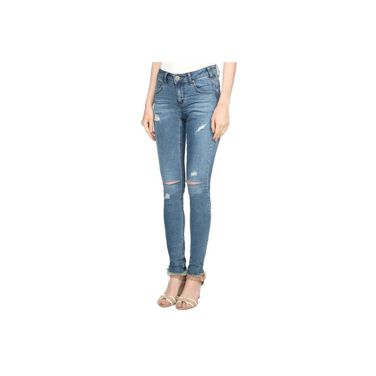 One Teaspoon – Jeans und Hose aus blauer Baumwolle