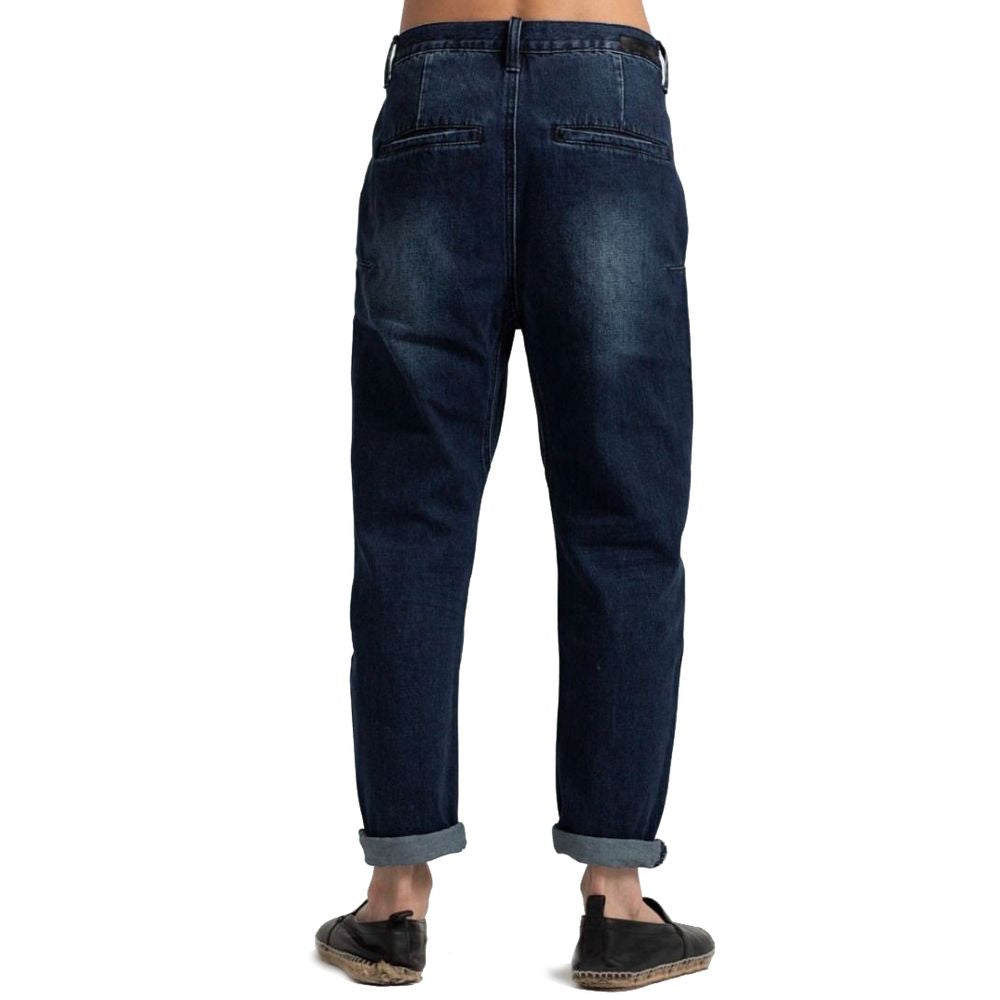 One Teaspoon Blue Cotton Men's Jeans