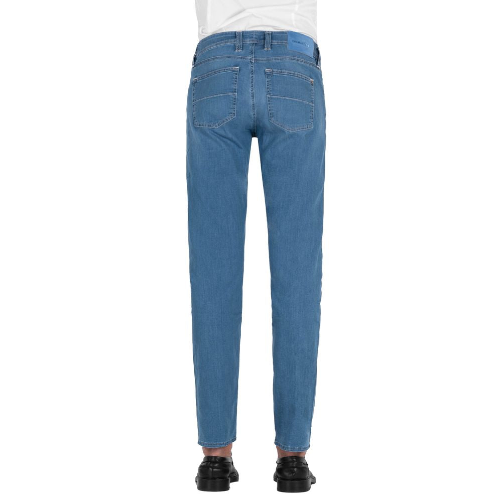 Tramarossa Light Blue Cotton Jeans & Pant