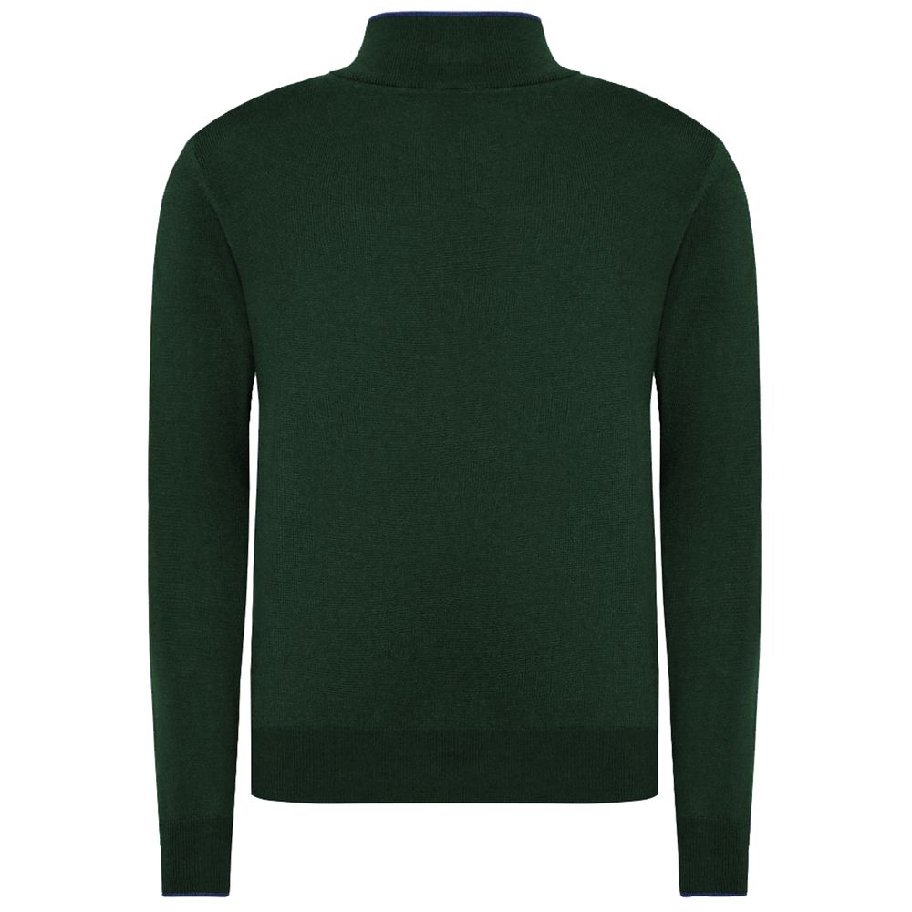 La Martina Green Acrylic Sweater