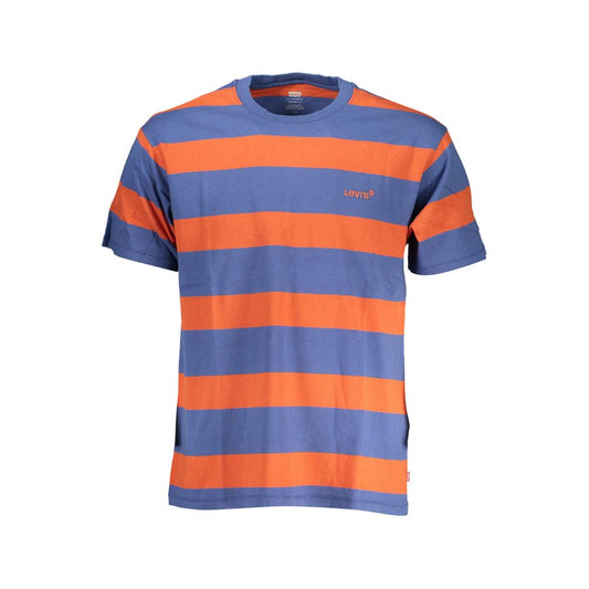 Levi's Blue Cotton Men T-Shirt