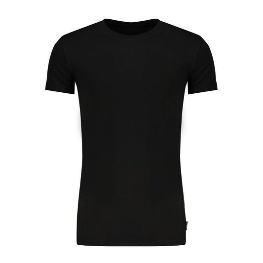 Gaudi Black Cotton T-Shirt