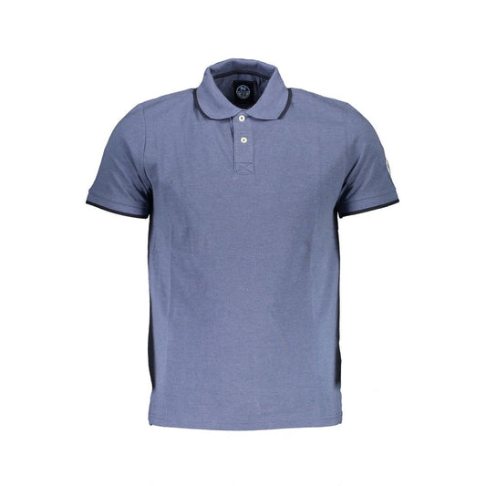 North Sails Blue Cotton Mens Polo Shirt