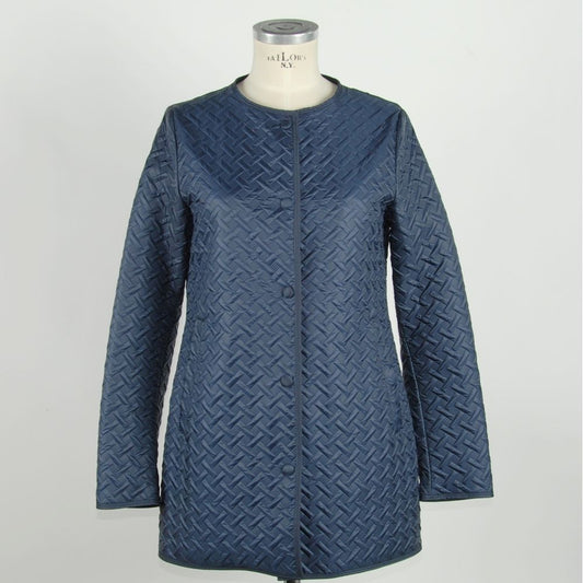 Emilio Romanelli Elegante blaue Polyesterjacke