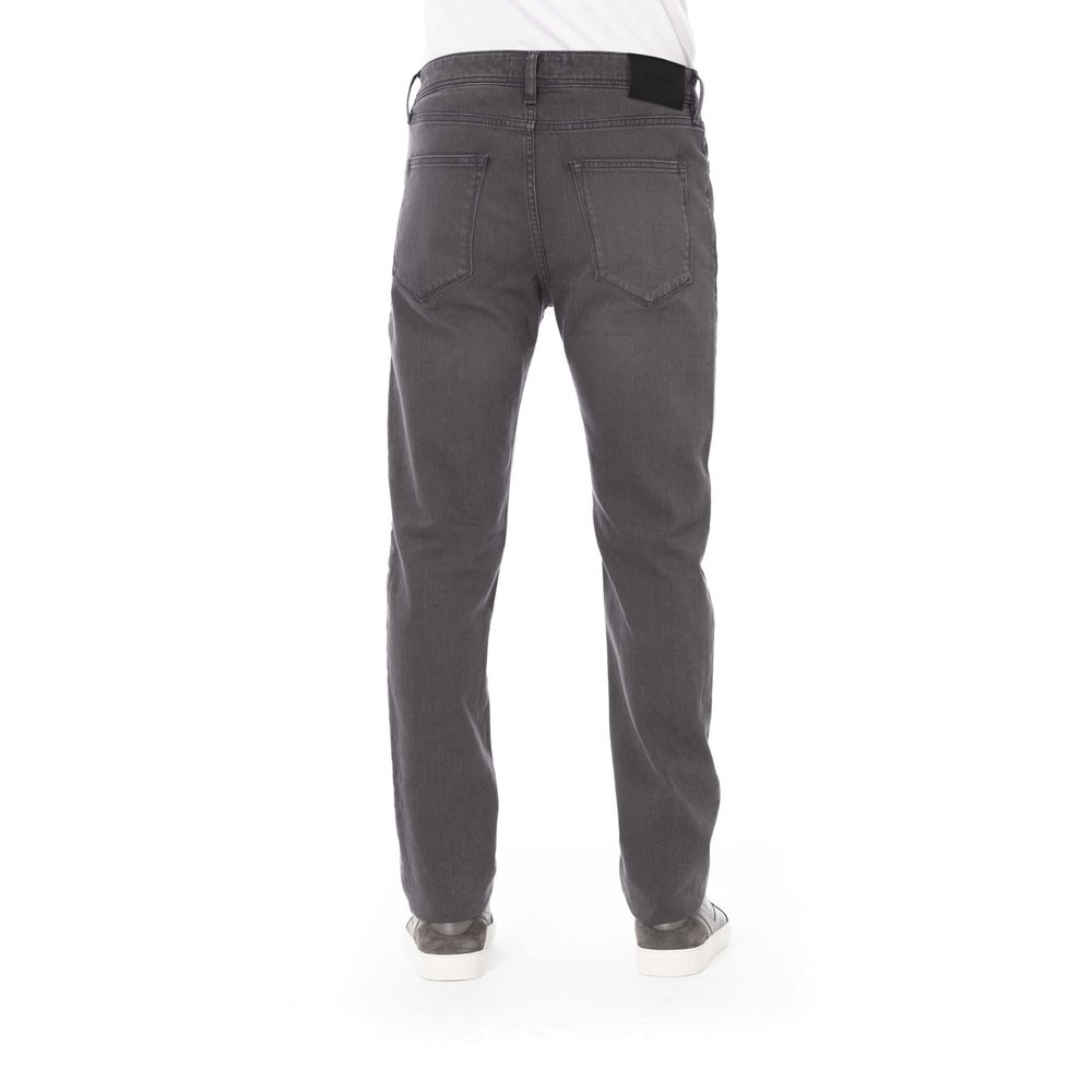 Baldinini Trend Gray Cotton Jeans &amp; Pant