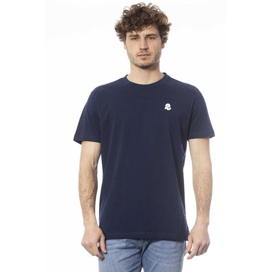 Invicta Timeless Blue Baumwoll-T-Shirt mit Rundhalsausschnitt