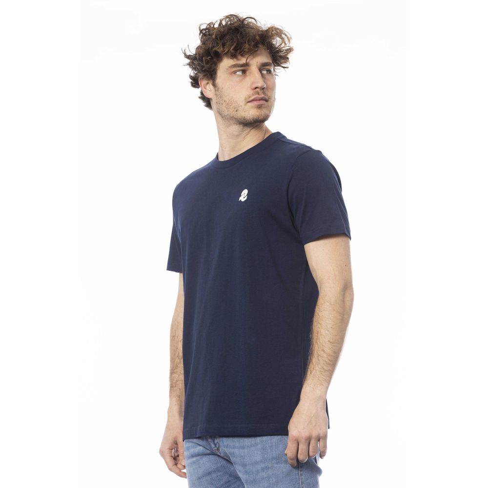 Invicta Timeless Blue Baumwoll-T-Shirt mit Rundhalsausschnitt