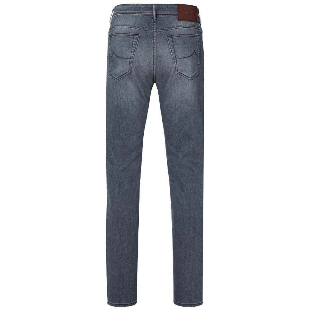 Jacob Cohen Blue Cotton Men Jeans