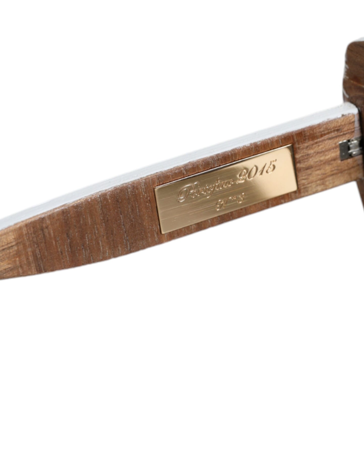 Dolce &amp; Gabbana Multicolor Wood Crystal Brass Frame Floral Hand Paint Sunglasses