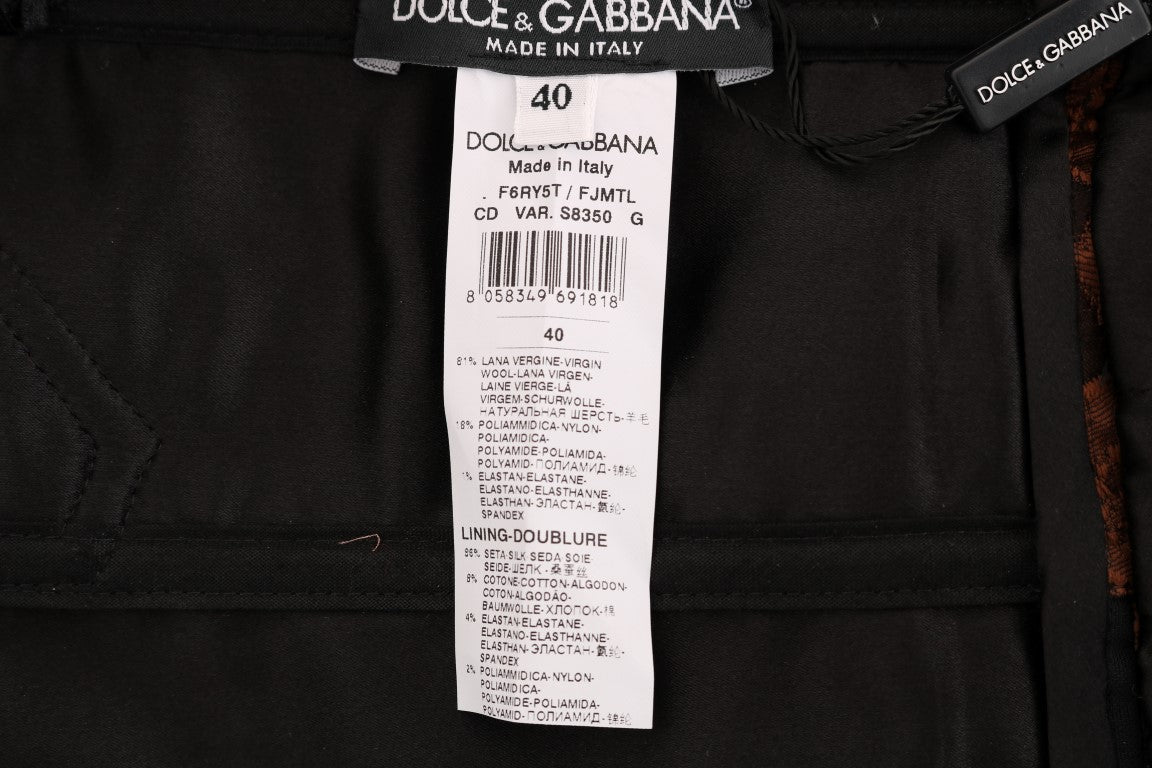 Dolce &amp; Gabbana Schickes braunes Minikleid aus Wollmischung