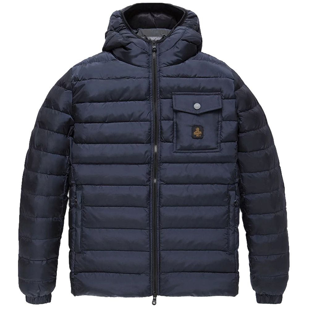 Refrigiwear Blue Nylon Men Jacket