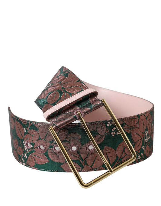 Mehrfarbiger Statement-Gürtel mit hoher Taille von Dolce &amp; Gabbana
