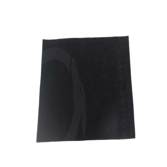 Trussardi Beachwear Black Cotton Men Towel