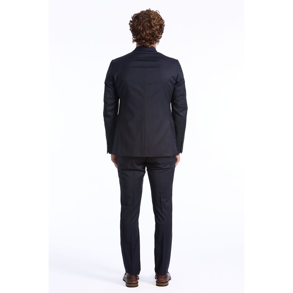 Baldinini Trend Blue Wool Suit