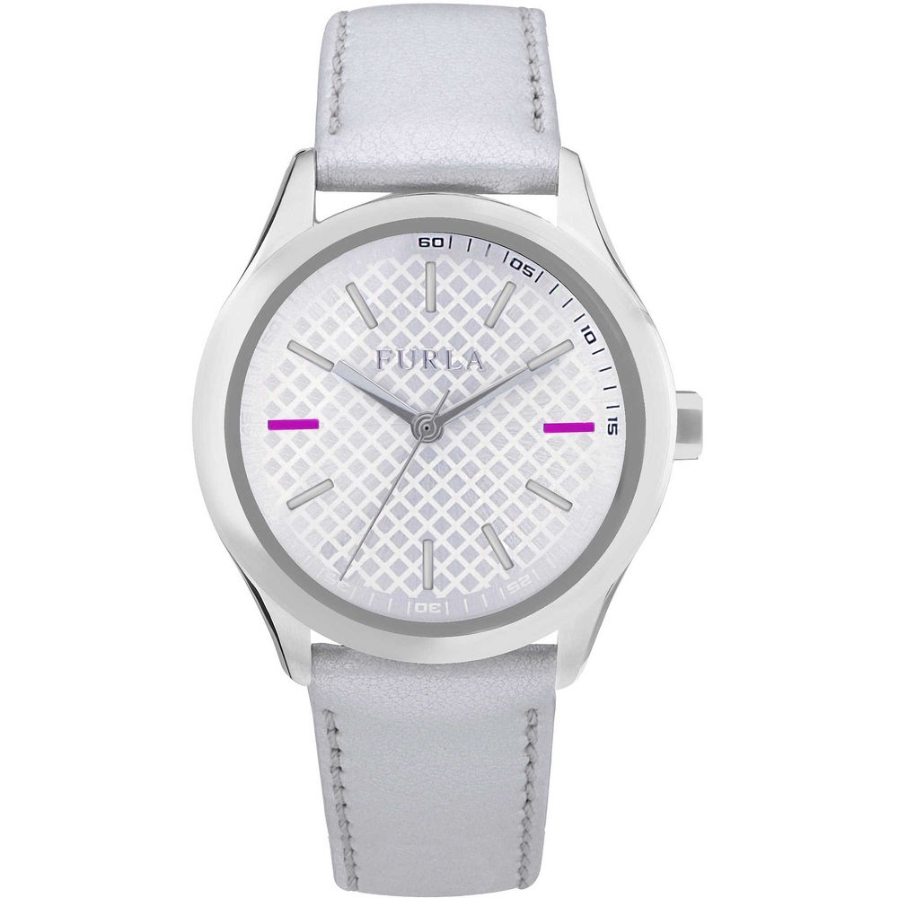Furla Weiße Lederuhr
