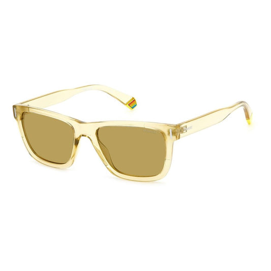 Polaroid Sonnenbrille aus gelbem Kunststoff