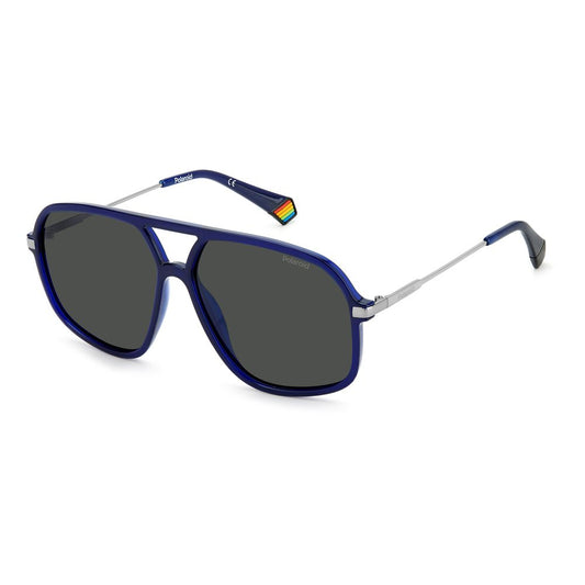 Polaroid Sonnenbrille aus blauem Kunststoff