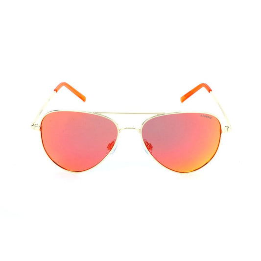 Polaroid Sonnenbrille aus goldenem Metall