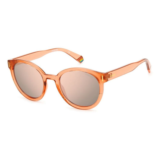 Polaroid Sonnenbrille aus Kunststoff in Orange