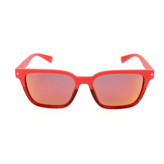 Polaroid – Rote Sonnenbrille aus Polycarbonat