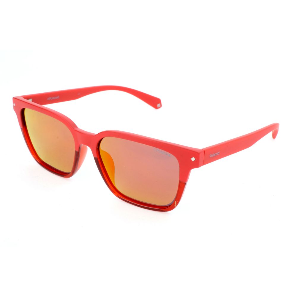 Polaroid – Rote Sonnenbrille aus Polycarbonat