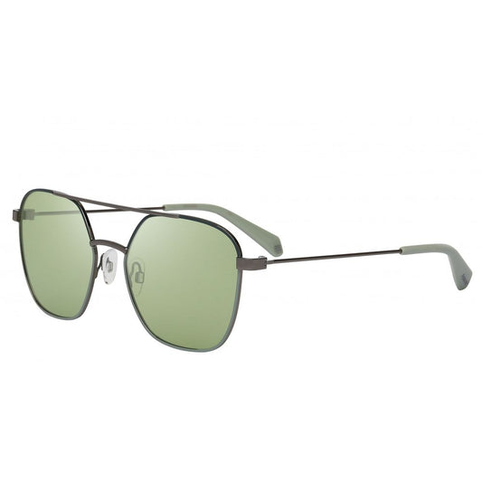 Polaroid Sonnenbrille aus grünem Metall