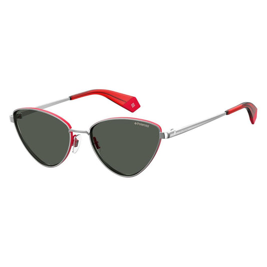 Polaroid Sonnenbrille aus rotem Metall