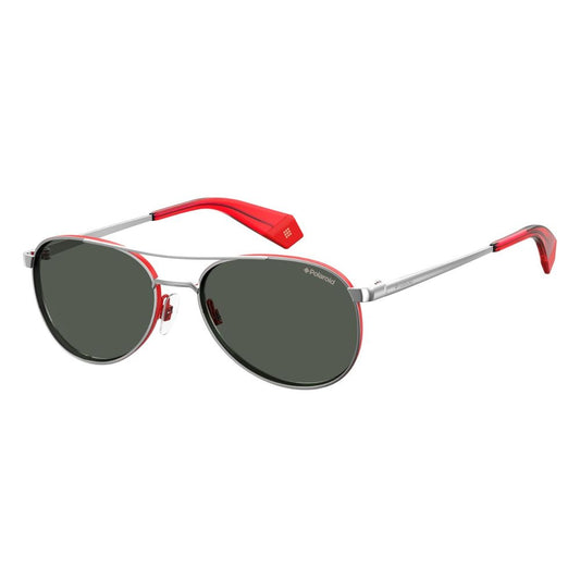 Polaroid Sonnenbrille aus rotem Metall