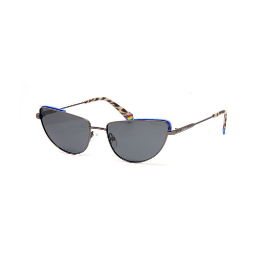 Polaroid Sonnenbrille aus grauem Stahl
