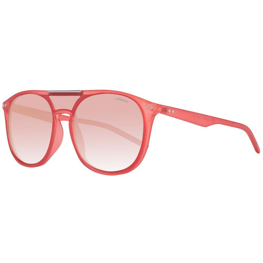 Polaroid – Rote Acetat-Sonnenbrille