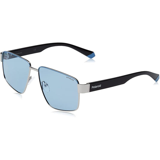 Polaroid Sonnenbrille aus blauem Metall