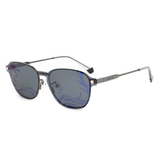 Polaroid Sonnenbrille aus silbernem Metall