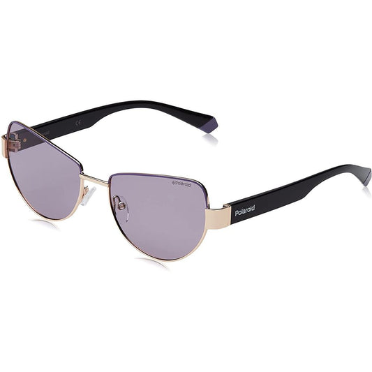Polaroid – Lilafarbene Sonnenbrille aus Metall