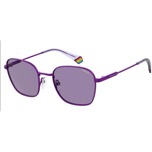 Polaroid Sonnenbrille aus violettem Stahl
