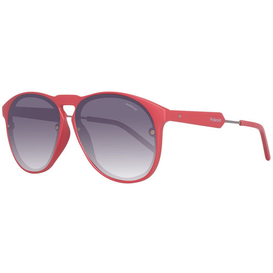 Polaroid – Rote Acetat-Sonnenbrille