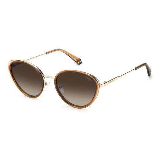 Polaroid Sonnenbrille aus Kunststoff in Beige