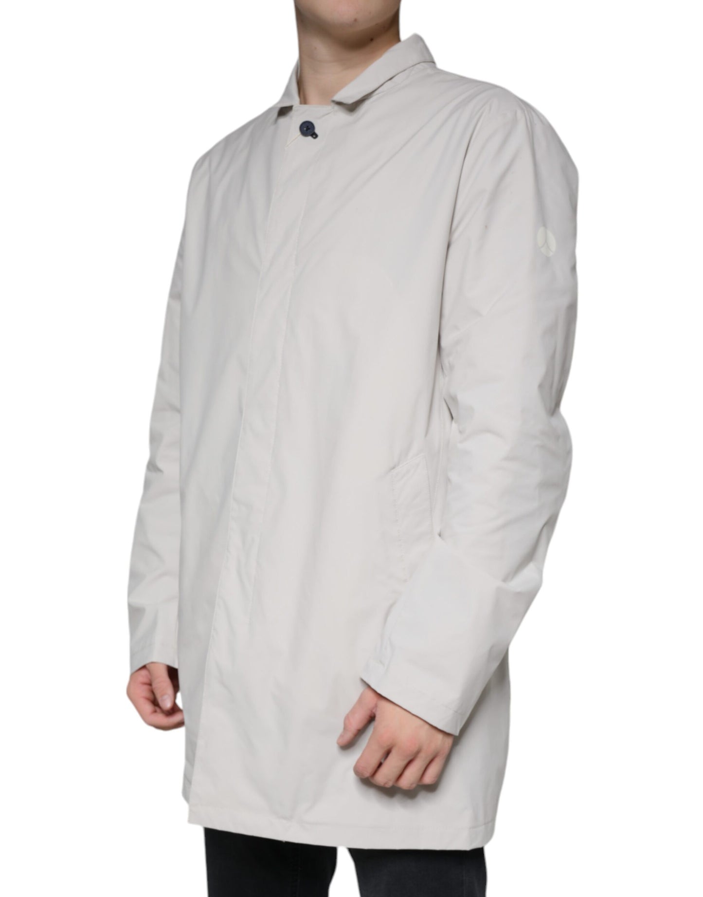 People Of Shibuya Off White Full Zip Coat Men Jacket