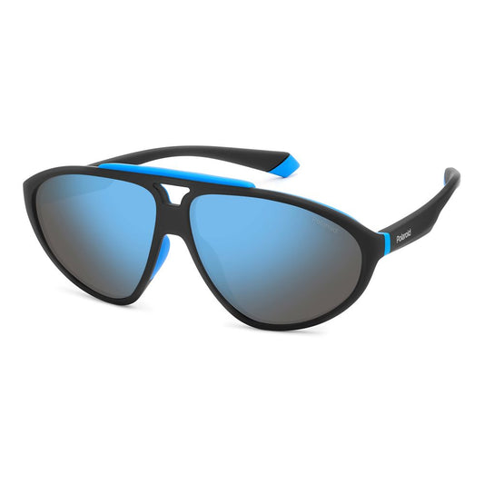 Polaroid Sonnenbrille aus schwarzem Gummi