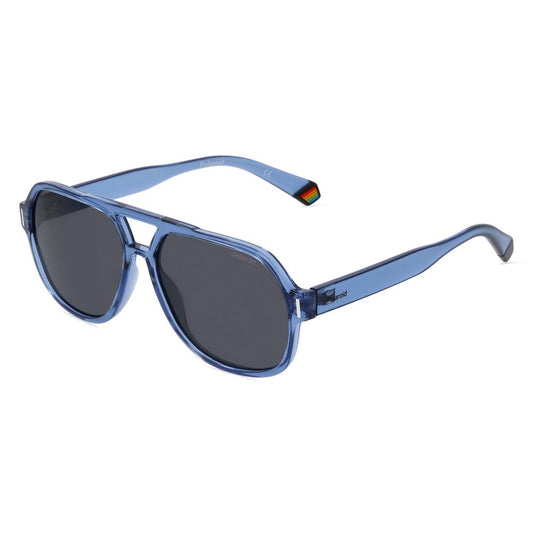 Polaroid Sonnenbrille aus blauem Harz