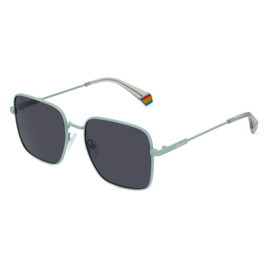 Polaroid Sonnenbrille aus blauem Metall