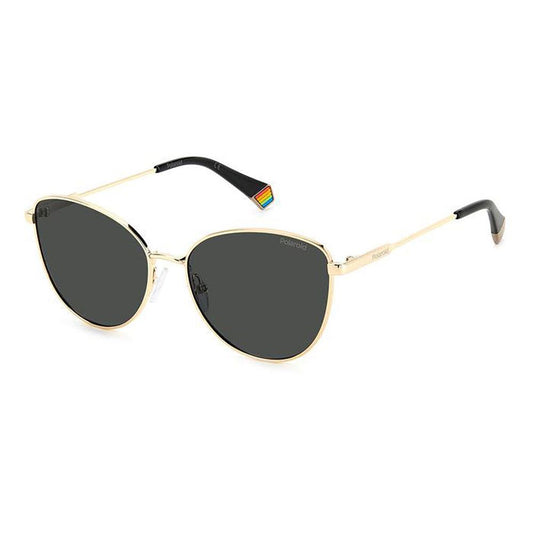 Polaroid Sonnenbrille aus goldenem Metall