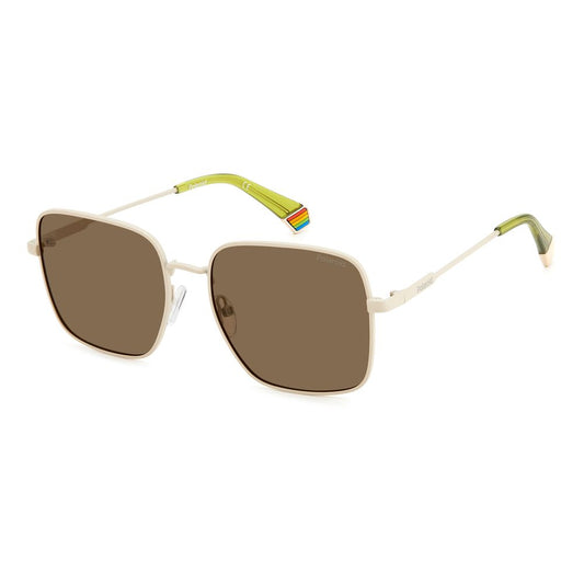 Polaroid Sonnenbrille aus grauem Metall