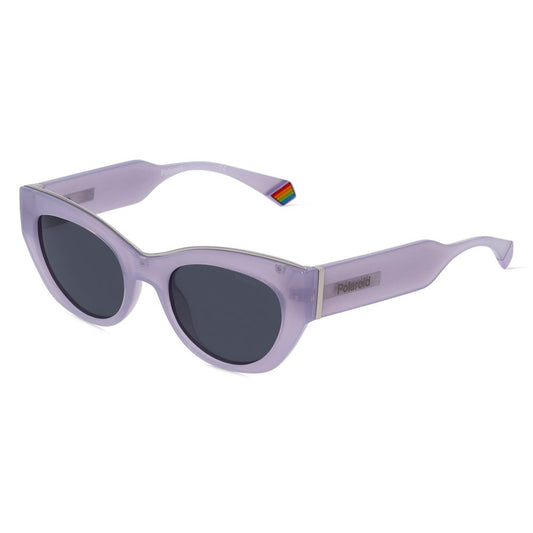 Polaroid Sonnenbrille aus Kunstharz in Lila