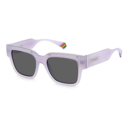 Polaroid Sonnenbrille aus Kunstharz in Lila